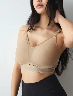Dámská sportovní podprsenka Triaction Cardio Breeze P EX Tender Beige béžová  - TRIUMPH