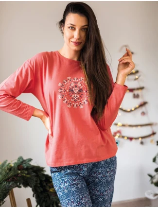 Pyžamo Key LNS 703 B25 long/r S-XL dámské