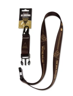 Šňůrka na krk GKS Tychy premium SREBGKS-SMYCZ