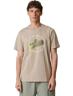 Pánské tričko 4F M2822 beige 4FWSS26TTSHM2822 83S pánské