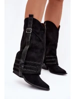 Kovbojské kozačky Camilora – černé