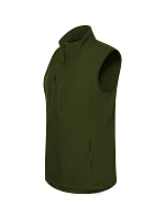 Trail softshellová vesta dámská military