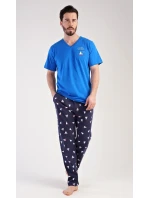Pánské pyžamo dlouhé Loďka Pánské pyžamo dlouhé Loďka