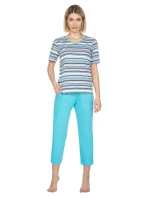 Dámské pyžamo 654 turquise - REGINA
