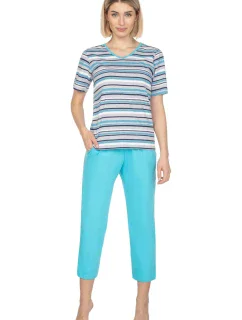 Dámské pyžamo 654 turquise - REGINA