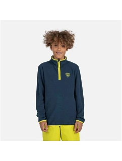 Mikina Rossignol Jr Strawpile Fleece Hz, tmavě modrá