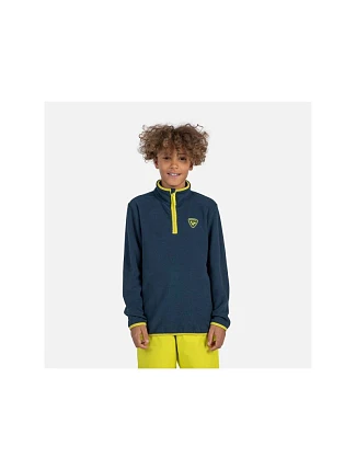 Mikina Rossignol Jr Strawpile Fleece Hz, tmavě modrá