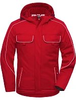 Daiber JN 886 Pracovní softshellová polstrovaná bunda - Solid 02.0886 red Daiber JN 886 Pracovní softshellová polstrovaná bunda - Solid 02.0886 red