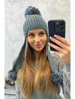 Dámská ušanka Nadia K321 tmavě šedá