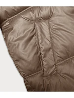 Dámská bunda bomber střihu caramel S'west (B8190-101)