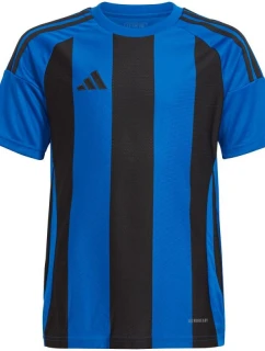 Dětské tričko adidas Striped 24 Jersey modro-černé IW2136