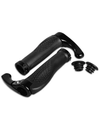 Rukojeti řídítek Rockbros s rohy černé
