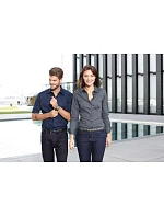 Daiber JN 644 Popelínová business košile s krátkým rukávem 02.0644 black