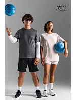 SOL'S Storm Unisex interlock sportovní tričko 25.4810 melange black/black SOL'S Storm Unisex interlock sportovní tričko 25.4810 melange black/black