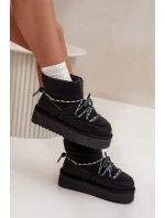 Sněhule na platformě D.Franklin DFSH371015 Černé Sněhule na platformě D.Franklin DFSH371015 Černé