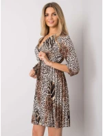 Šaty DHJ SK 11092A 2.01P černá a béžová