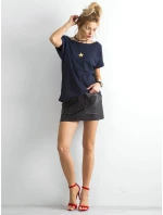 Tričko RV TS 4662.37P tmavě modrá Tričko RV TS 4662.37P tmavě modrá