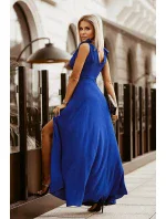 Dámské večerní šaty 231 modré - Bicotone Dámské večerní šaty 231 modré - Bicotone