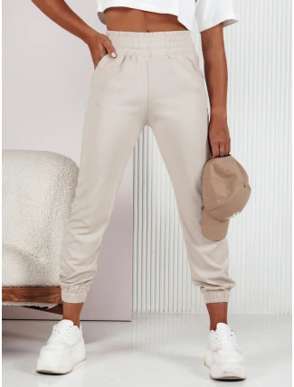 FASHIONCORE dámské tepláky béžové FashionStreet UY2159