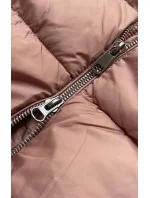 Dámská zimní prošívaná bunda starorůžová (7701) Dámská zimní prošívaná bunda starorůžová (7701)