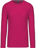 Kariban K 359 Pánské tričko s dlouhým rukávem 20.K359 fuchsia