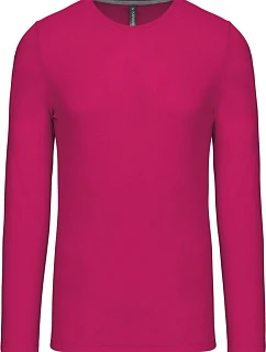 Kariban K 359 Pánské tričko s dlouhým rukávem 20.K359 fuchsia
