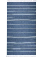 The One Towelling Recycled Hamam Towel Hamam ručník "Recycled" 48.1059 navy The One Towelling Recycled Hamam Towel Hamam ručník "Recycled" 48.1059 navy
