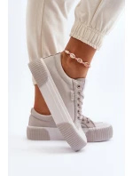 Dámské tenisky na tlusté podrážce Lee Cooper LCW-24-31-2178 šedé