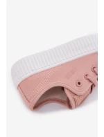 Dětské Tenisky Na Šněrování Big Star RR374011 Růžové