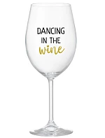 DANCING IN THE WINE - čirá sklenice na víno 350 ml