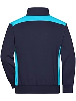 Daiber JN 868 Pracovní mikina s 1/4 zipem - Color 02.0868 navy/turquoise Daiber JN 868 Pracovní mikina s 1/4 zipem - Color 02.0868 navy/turquoise