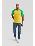 Fruit of the Loom Baseball T Raglánové tričko 16.1026 white/deep navy