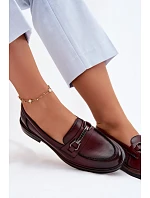 Kožené dámské mokasyny Vinceza 39983 Hnědé