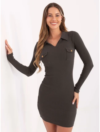 Šaty RV SK 7435.38 tmavá khaki