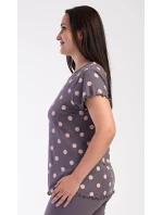 Dámské pyžamo kapri Puntík Dámské pyžamo kapri Puntík