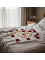 SADA 2 ČAJOVÝCH SVÍČEK VEDENÝCH ČASOVAČEM BÍLÁ