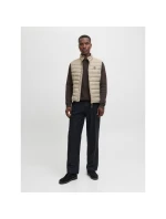 Jack&Jones pánská vesta bez rukávů JJEBRADLEY LIGHT BODYWARMER COLLAR NOO 12280973 CROCKERY