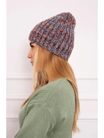 Veselá fleecová čepice K225 červená+modrá