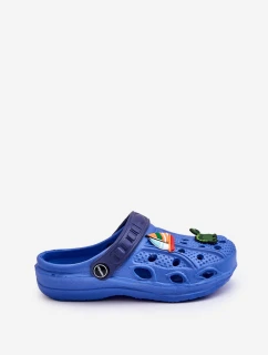 Dětské pěnové lehké sandály Crocs Modre Sweets
