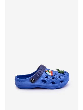 Dětské pěnové lehké sandály Crocs Modre Sweets