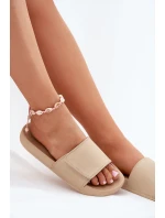 Dámské Pantofle Béžové 4FMM00FFLIF031A-83S