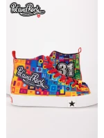 Tenisky Pol'and'Rock Festival X Big Star SS174504 Zeleno-žluté Tenisky Pol'and'Rock Festival X Big Star SS174504 Zeleno-žluté