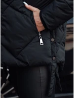 Dámská zimní bunda LESISI prošívaná s kapucí černá FashionStreet TY4716