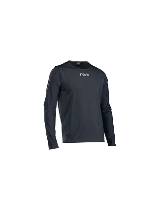 Cyklistická mikina NORTHWAVE Crew Pro Long Sleeve Jersey, černá Cyklistická mikina NORTHWAVE Crew Pro Long Sleeve Jersey, černá