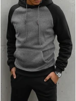 Pánská tmavě šedá mikina FashionStreet BX5489