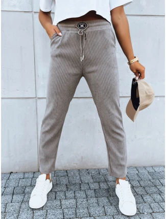 Dámské tepláky STARLUXE tmavě béžové FashionStreet UY1648