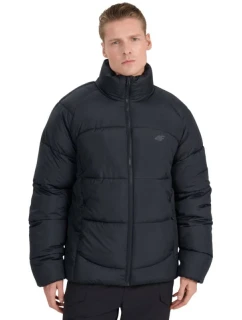 Pánská péřová bunda 4F M0707 deep black 4FRAW25TDJAM0707 20S pánské