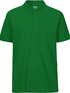 Neutral O 20080 Pánské piqué polo z bio bavlny 77.2080 green