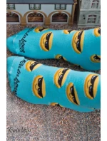 Duhové Ponožky Emotikony Smiley Sadness Brainy 3 Páry