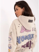 Mikina D10608BC02743C béžová